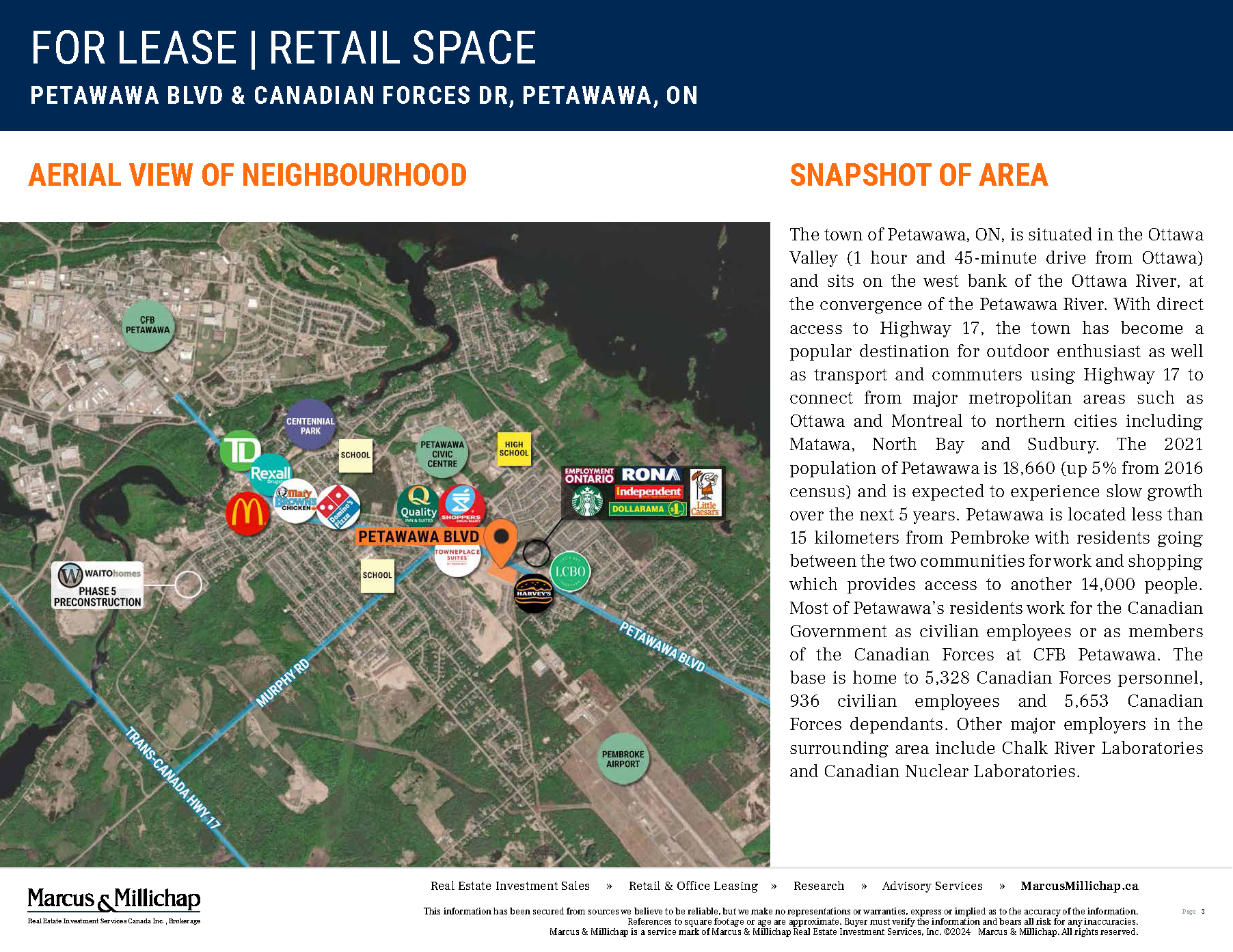 Petawawa Town Centre Metro Lands Development Opportunities The Town